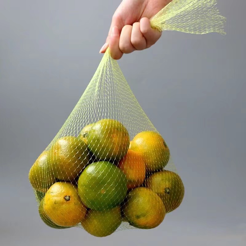 کیسه مشبک بسته بندی سبزیجات تازه مواد غذایی پلاستیکی کیسه سیب زمینی توری راشل